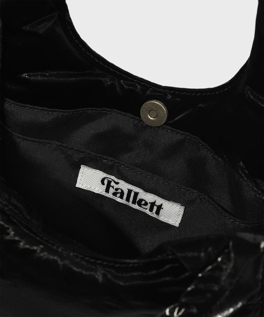 Fallett [24Осень/Зима] Двусторонняя мини-сумка с наполнителем Черная