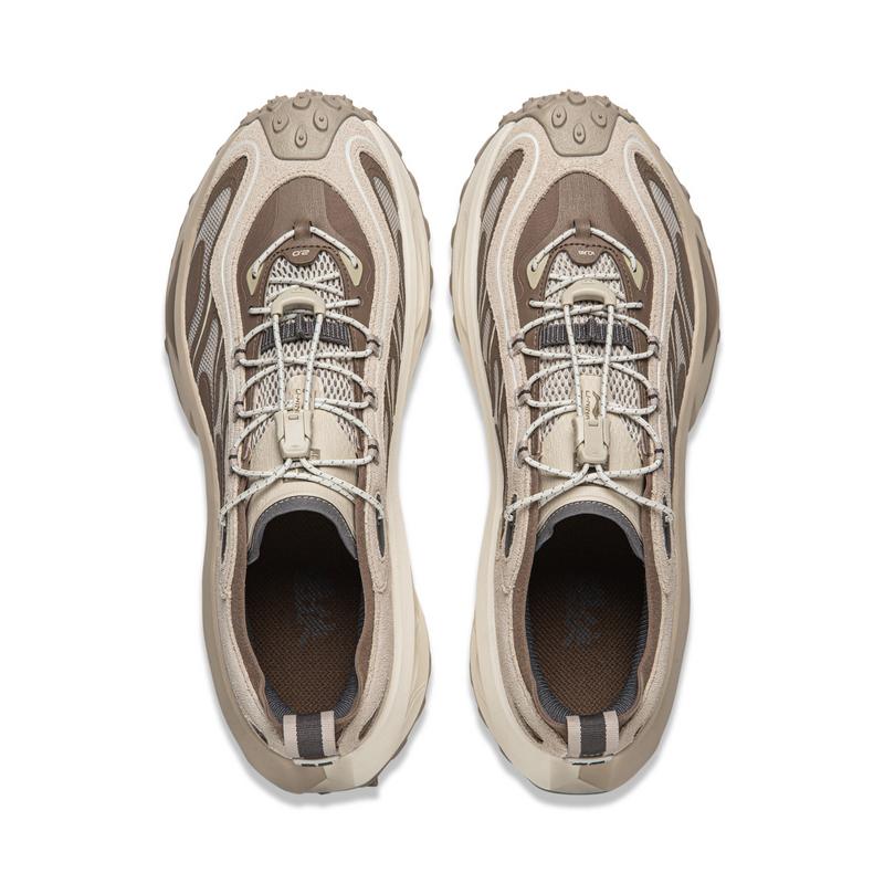 Мужские беговые кроссовки Li Ning Ranger, низкие, бежево-коричневые AZGW311-4