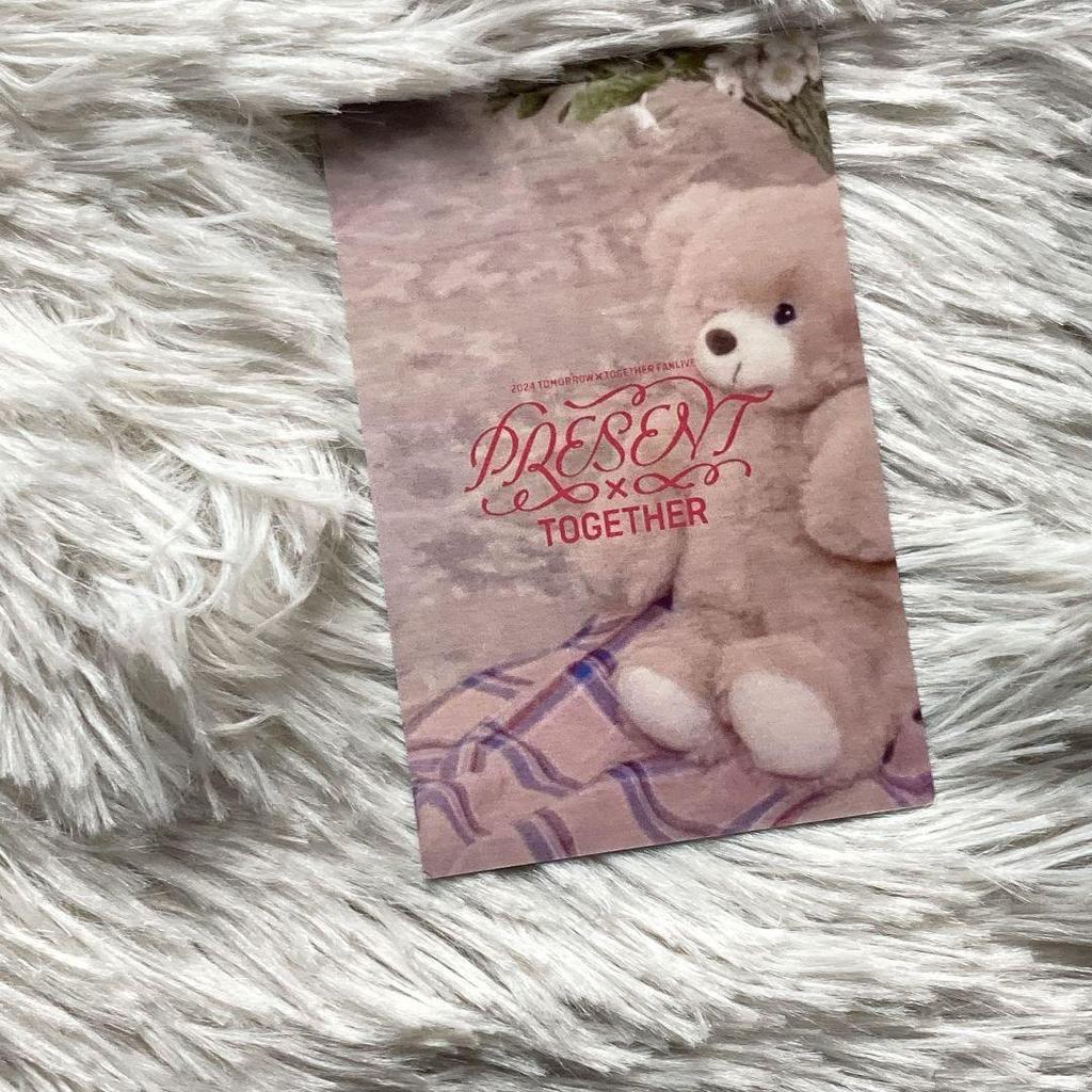 [USED] TXT SBS MOAZONE FANLIVE Sanok Soobin Trading Card