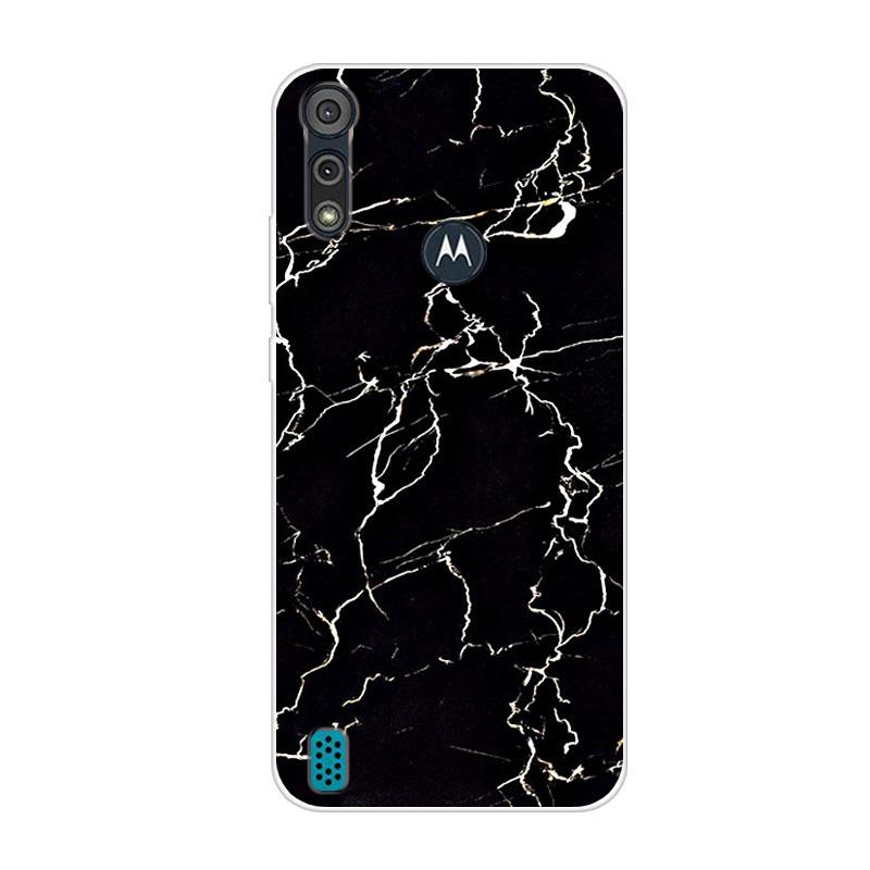 For Motorola Moto E6S 2020 Case Shockproof Soft Silicone TPU Back Cover For Moto E6S 2020 E6i Phone Cases E 6S Case Cute Cartoon