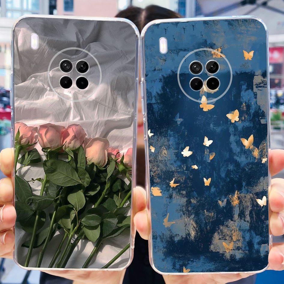 Чехол для Huawei Y9a Чехол-обложка Для Huawei FRL-22 FRL-23 FRL-L22 FRL-L23 Nova Y9a Чехол для телефона Мягкий силикон Прозрачная защита Funda Capa