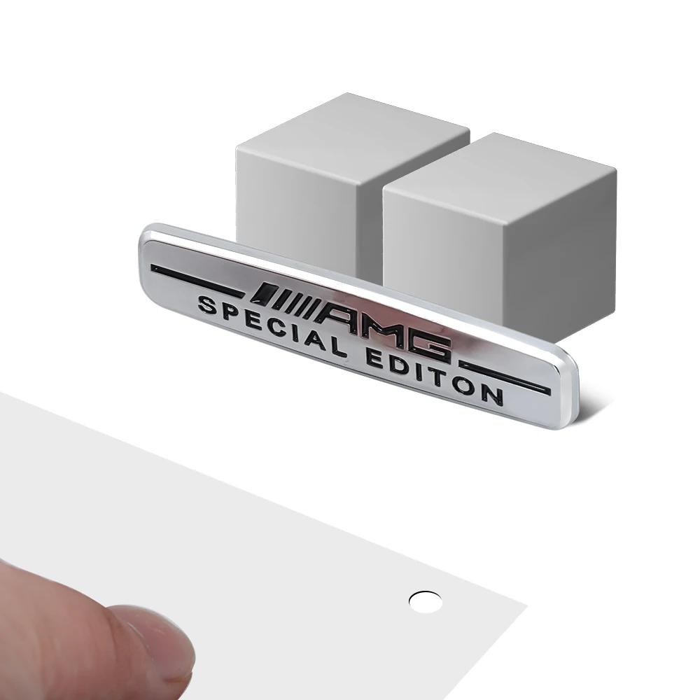 GLC GLB 1pc ABS Plastic Emblem Letters Sticker Car Rear Trunk Body Badge Decal For Benz AMG A B C E G CLA C63 C63S E53 W176 Aut