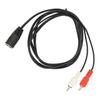 Кабель-переходник Plug and Play DIN 7-контактный (мама) на двойной RCA (папа) Гибкий RCA аудиокабель для домашней аудиосистемы