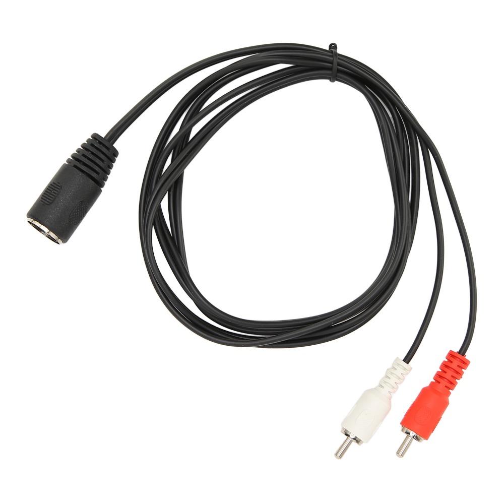 Кабель-переходник Plug and Play DIN 7-контактный (мама) на двойной RCA (папа) Гибкий RCA аудиокабель для домашней аудиосистемы