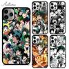 Чехол для телефона Deku Izuku Midoriya My Hero Academy для iPhone 11 12 13 14 Pro Max mini XR XS SE 2020 7 8 Plus Galaxy S21 S22