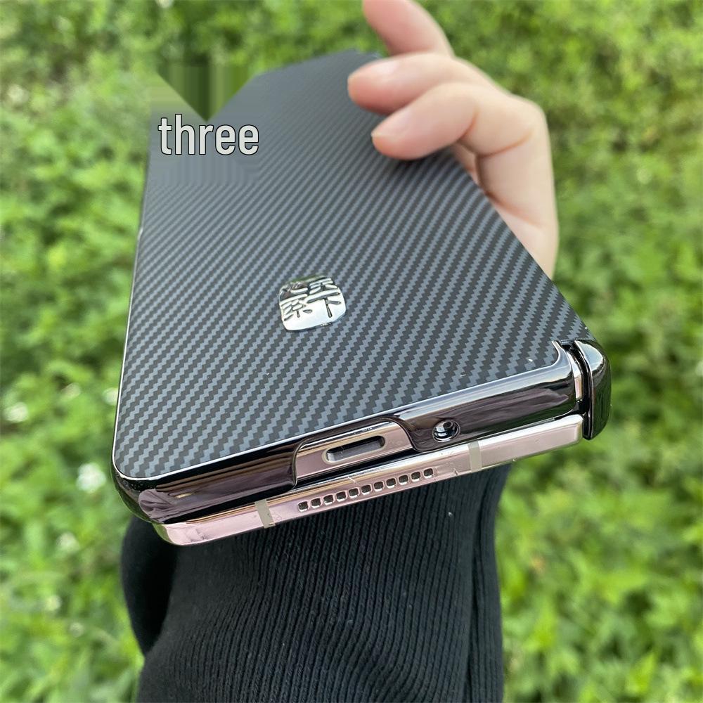 Кожаный и Кевларовый Чехол для Samsung ZFold - ZFold6, ZFold5, ZFold3 Защита Шарнира, ZFold4 Электроокрашивание