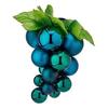 Christmas Ornaments - Christmas Balls - Plastic - Blue Grapes - 18 X 18 X 28 Cm