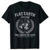 Funny Flat Earth Society T Shirts Graphic Cotton Streetwear Short Sleeve Birthday Gifts Summer Style T-shirt Mens Clothing