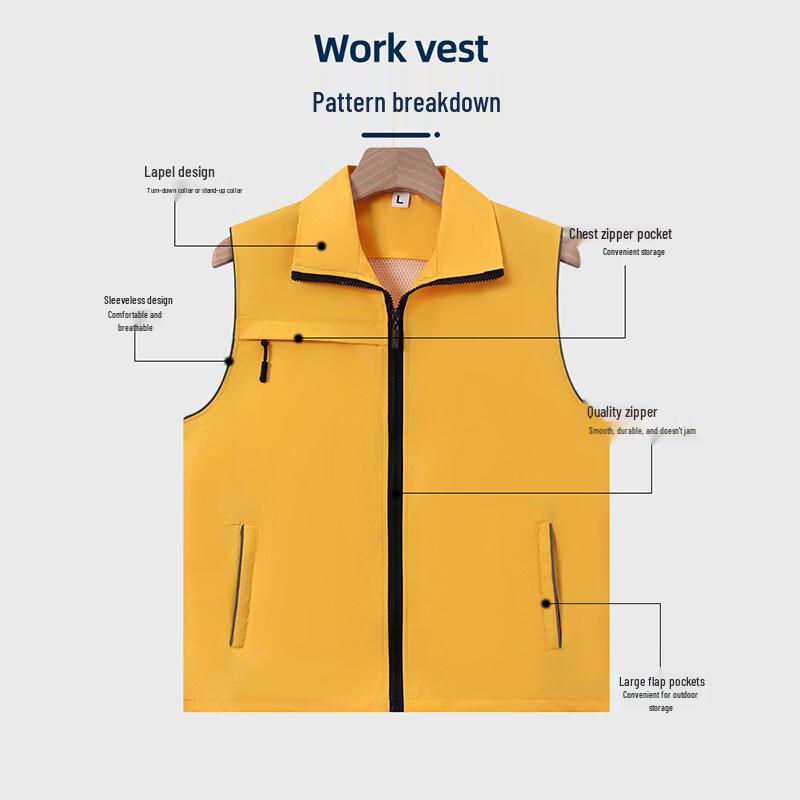 Unisex Volunteer & Work Vest