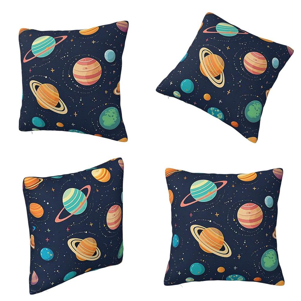 Солнечная Система Космос Планеты Вселенная Квадратная Наволочка Чехол для Подушки Наволочка Чехол для Декоративной Подушки для Дома Дивана Гостиной