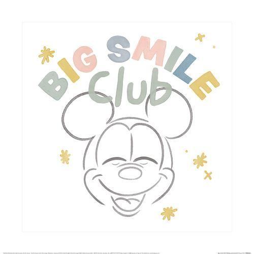 Disney Принт Микки Мауса Big Smile Club