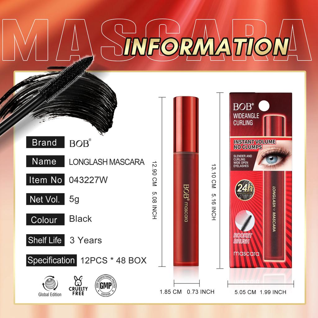 Тушь для ресниц Водостойкая, Устойчивая к поту, Не растекающаяся, Тонкая, Густая, Подкрученная, Придающая форму, Не для макияжа