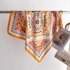 Elegant New Favorite Printed Silk Scarf Square Scarf High-End Shawl Professional Versatile Neck Small Square Scarf Headscarf