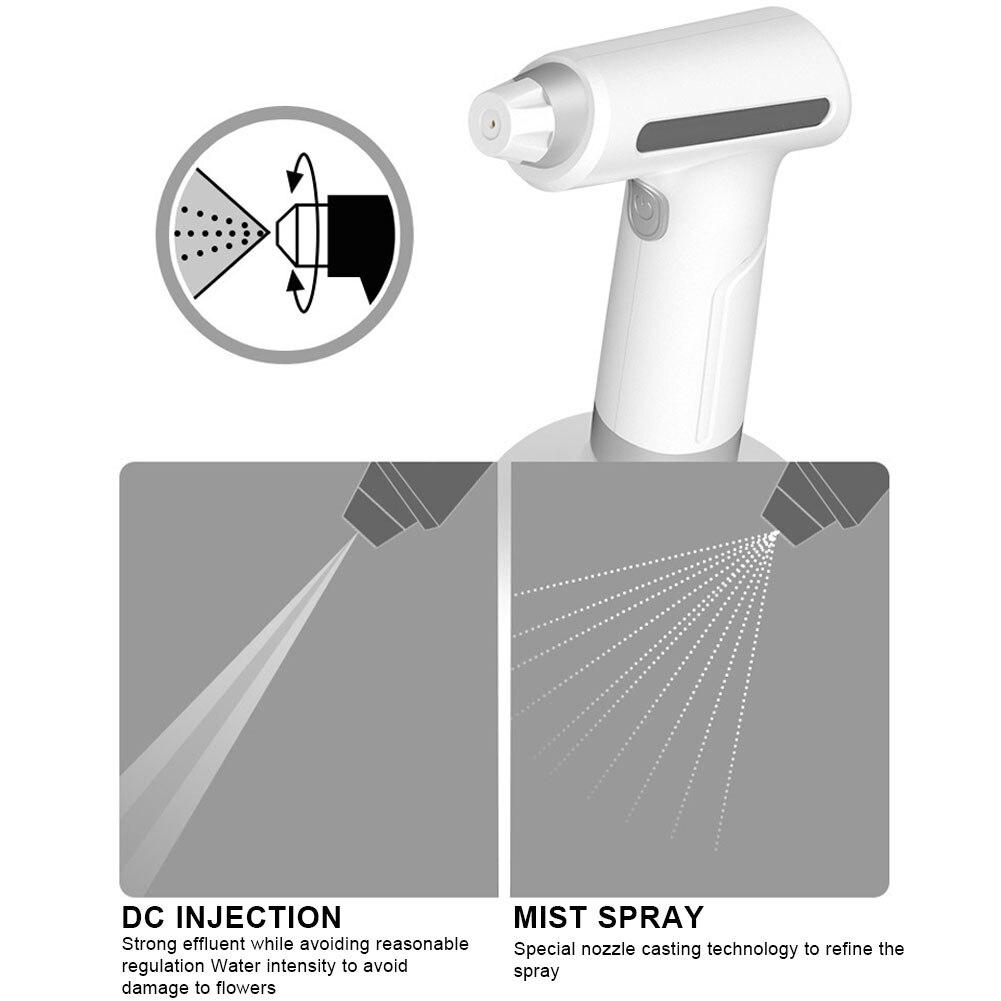 Электрическая лейка для дома и улицы, ручной электрический распылитель для растений, распылитель для цветов, распылитель водяного тумана, садовые инструменты