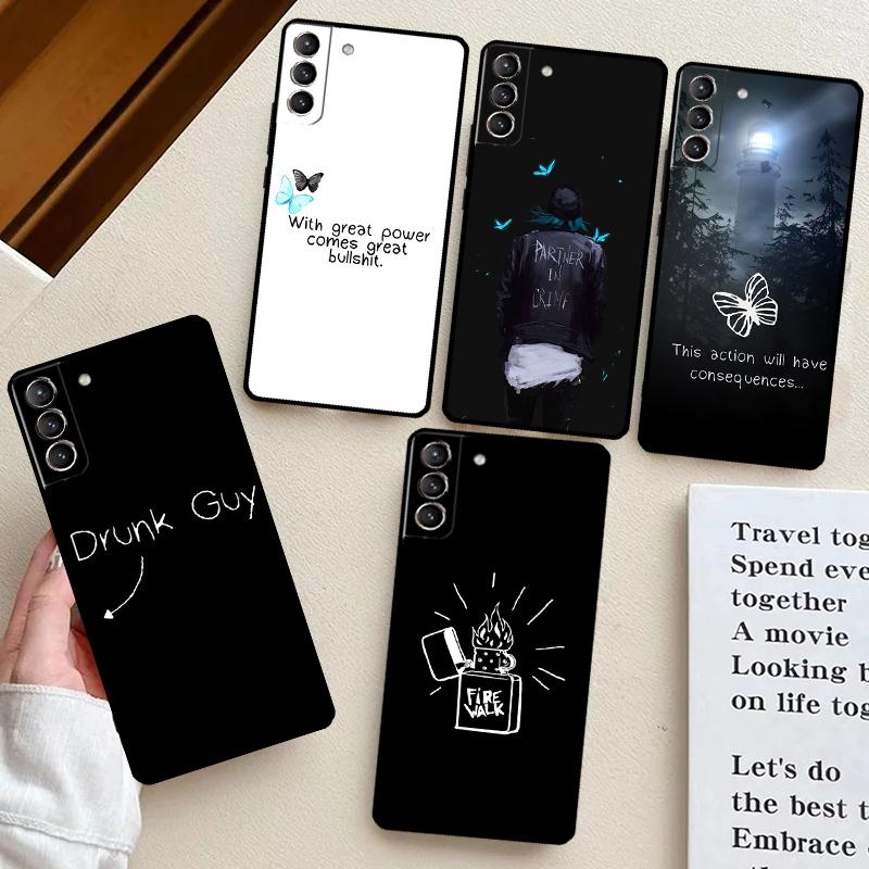 Life Is Strange Case For Samsung Galaxy S23 S24 Ultra S22 S21 Plus Note 10 Note 20 S9 S10 S20 S21 FE Cover