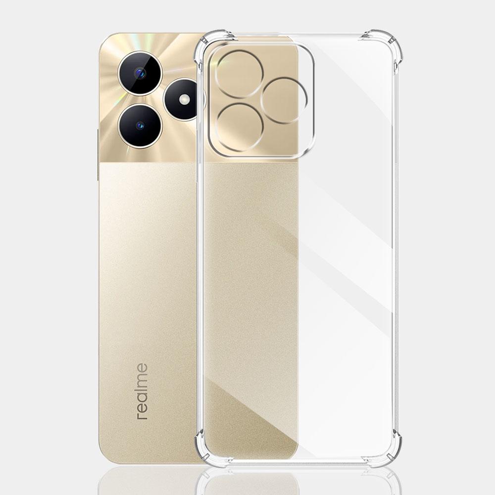 Для Realme C51S C51 Чехол Силиконовый Мягкий Прозрачный Ударопрочный Защитный Задняя Крышка Для Realme C53 Прозрачный Чехол Для Телефона на Realme C55 Fundas