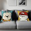 Cute And Unique Cartoon Animals Cushion Cover Pillowcase Upholstery Sofa Throw Pillow Home Decor Pillowcas