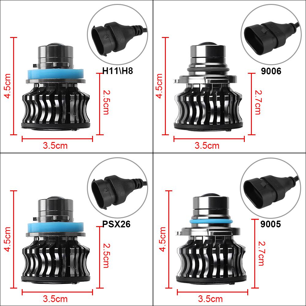 Автомобили мотоцикла светодиодные лазерные фары автомобили дальнего света ближнего света 2 шт. супер яркий прожектор фары противотуманные лампы