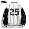 Винтажная бейсбольная куртка NCAA унисекс свободного кроя