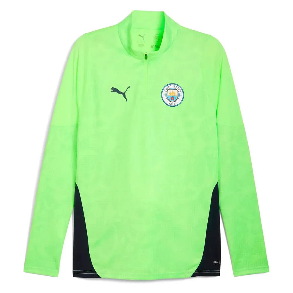 PUMA Manchester City Fc 25/26 Training Sweatshirt recycled polyester Green