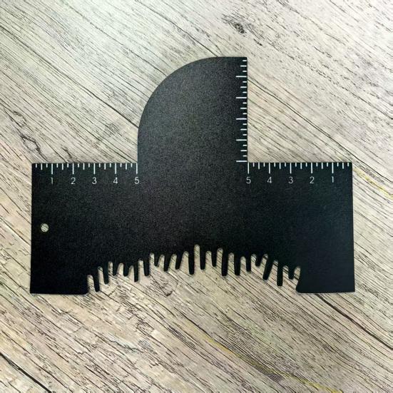 Шаблон для укладки волос Усиление цвета Парикмахерская карта с индикатором измерения