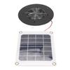 Вытяжной вентилятор на солнечной батарее 10 Вт Монокристаллическая кремниевая солнечная панель Круглый комплект вентилятора для вентиляции для домика для питомца