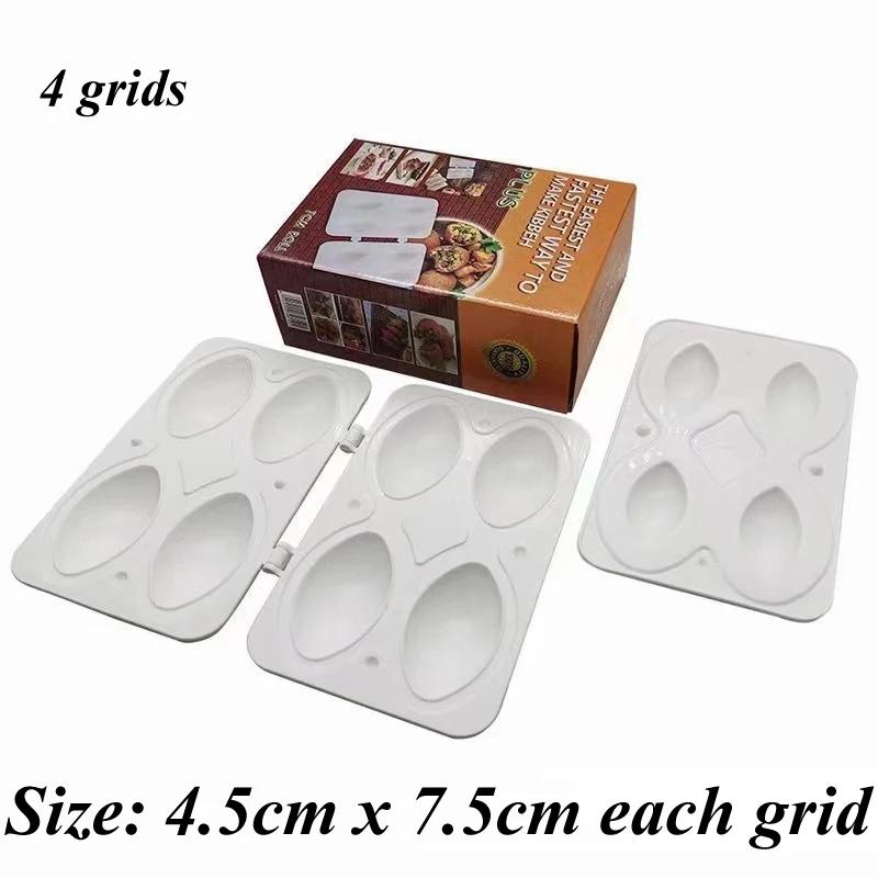 Ручная машинка для приготовления фрикаделек Новая форма для мясного рулета на 9 отверстий Пресс Измельчитель фарша Торты Десерты Пирог Декор Кухонные инструменты