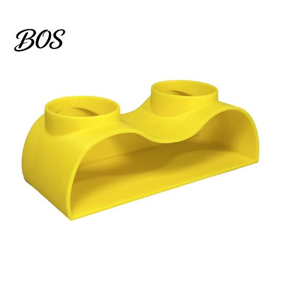 Unique Aquarium Tunnel Design Double Opening Cave Tunnel, Fish Hideout Decoration with Two Entrances, Non-toxic Tank PLA Artificial Stone Shelter for
