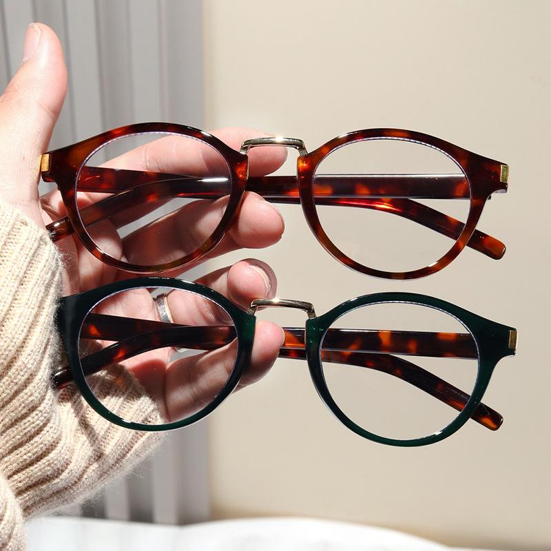 Women's Glasses, Retro Round Small Frame Glasses.