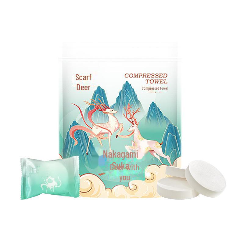 Individually Packaged Soft Compressed Towels for Makeup Removal