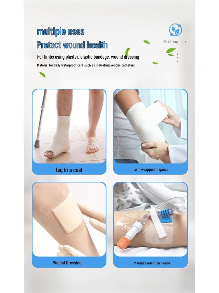 Водонепроницаемый чехол для душа для защиты гипса или PICC-катетера