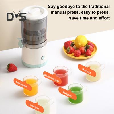 Электрическая соковыжималка USB-перезаряжаемая портативная легкоочищаемая соковыжималка для апельсина, лайма, цитрусовых, грейпфрута, лимона, соковыжималка для фруктов, кухонные гаджеты