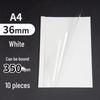 36mm white spine, 321-350 pages (10-pack)