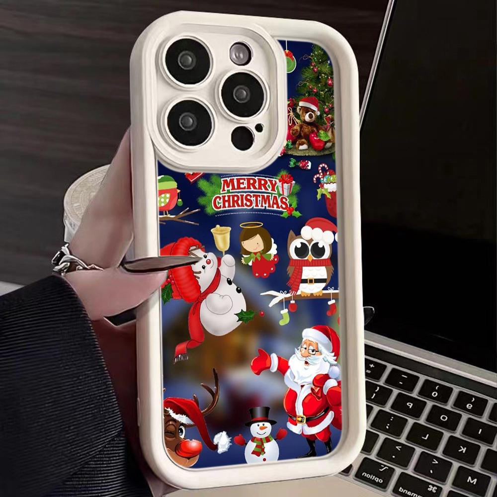 Мягкий чехол Sky Eye Ladder для Xiaomi 14T Redmi 13c 14c Note 12 13 Pro Все модели Xiaomi Redmi Чехлы для телефонов NY38 Новый год Веселая рождественская елка