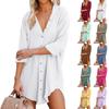 Women's Fashion Cardigan Sexy V-Neck Long Sleeve Solid Color Casual Outerwear