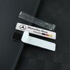 FJR5   Hot 2025 3D Aluminum Emblem Car Window Body Car Side Fender Decoration Stickers for Mercedes Benz AMG W204 W213 W205 W211 Auto S