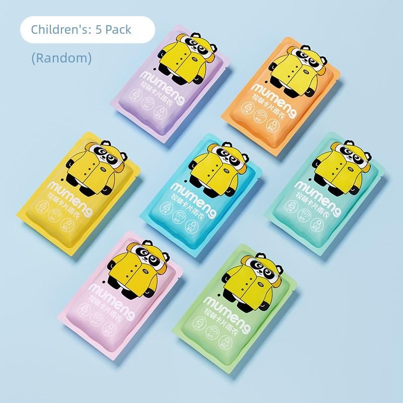 Card Thickened Drifting Kids Compression Raincoat Adult