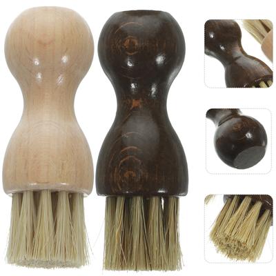 2 шт. Щетка для полировки обуви Замшевые ботинки для чистки Грязеочиститель Спортивная обувь Уличная Свиная щетина