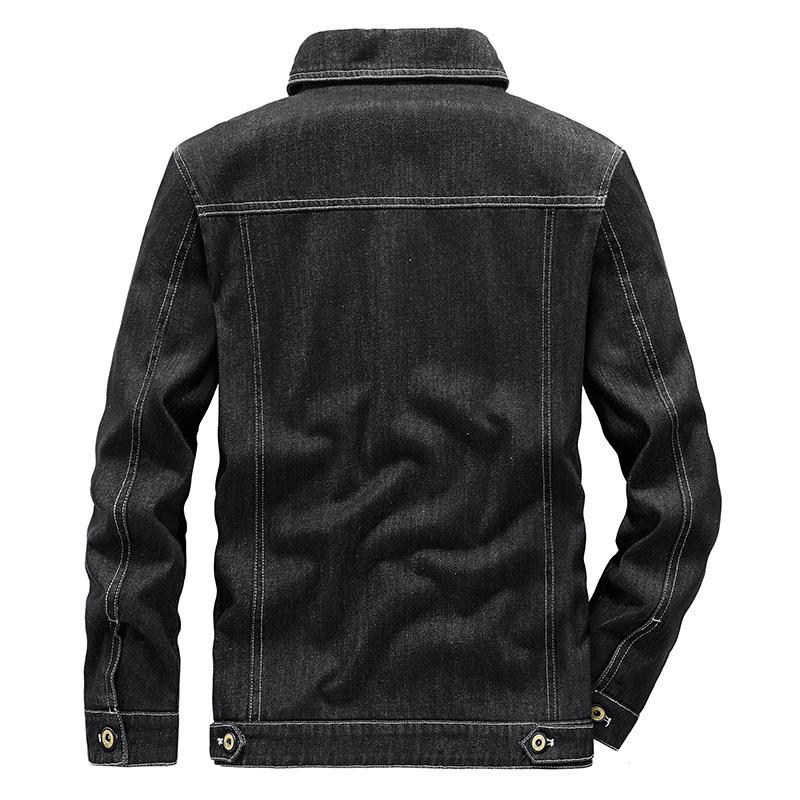 Denim Jacket for Men Spring and Autumn New Style Loose Retro Trendy Casual Denim Jacket Top for Men