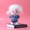 AXLUCE Plush Clothes - Plush Toy - Clothes - 20cm Denim Jacket, Pants, T-Shirt Doll (Light Blue)