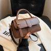 Женская сумка через плечо из искусственной кожи Сумка - Модные Сумки Crossbody Винтажная Сумка под мышку Квадратная Сумка-портфель