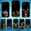 Чехол для телефона F-Fnaf Game для iPhone 17, 16, 15, 14, 13, 12, 11 Plus, Pro Max Мягкий черный чехол