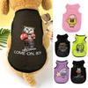 Pet Vest Cartoon Pattern Wear Resistant Polyester Pet Ultra-Thin Sleeveless Sunscreen Print Vest Pet Supplies