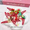 Adorable Christmas Hair Clips for Kids - Santa Cartoon Accessories, Festive Holiday Headdress