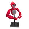 6-Inch Gorilla Toy with Stand 3D Printed Movable Joints Geometric Orangutan Desk Toy Decoration Ornament Gamers Collectors Gift