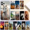 Прозрачный чехол для телефона с изображением лошади для Motorola Moto Edge Plus G200 G23 E13 E15 E20 E30 G62 G71 G72 G75 G24 G15 Power