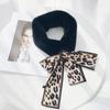 Women Fake Collar Tie Winter Faux Fur Woman False Collar Girls Detachable Fur Collar Ribbon Warm Scarfs for Ladies Neckerchiefs