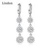 Lindon Zircon Copper Alloy Earrings Drop Earrings For Women Wedding Party Gifts