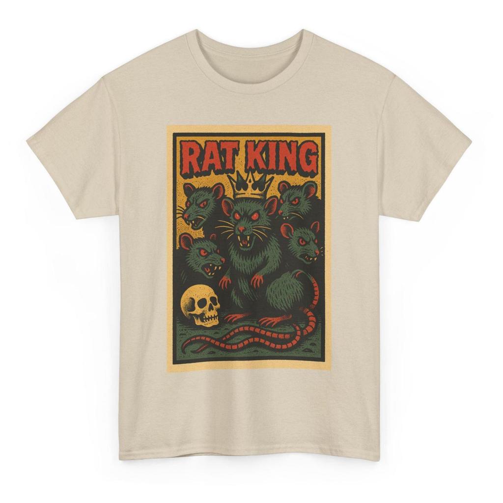 Rat King T-Shirt: Retro Halloween Comic, Creepy Rodent Horror