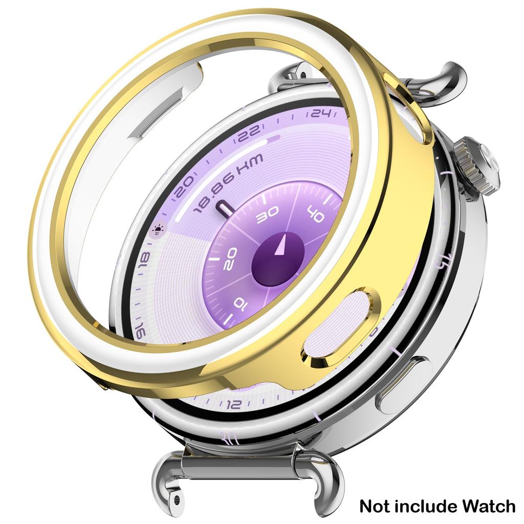 PC Hollow Case Frame for Huawei Watch GT6 41mm  Diamond Crystal Bumper Protector for GT5 41mm Shell Accessorie